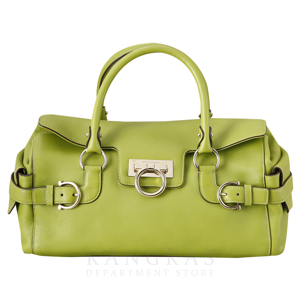 FERRAGAMO(USED)페레가모 간치니 플랩 탑 핸들백